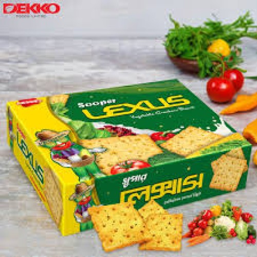 Lexus Vegetable Cracker Biscuit (12 pcs pack) - 216g