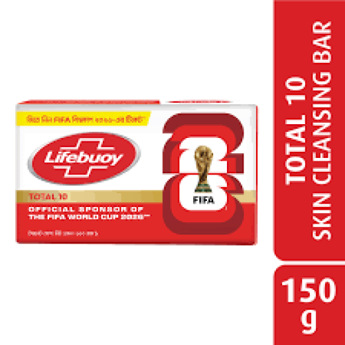 Lifebuoy Skin Cleansing Soap Bar Total 150g (FIFA)