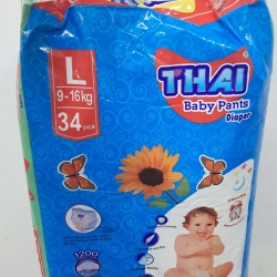 Thai Pant Style Baby Diaper Large 5's Pack (L BIG SIZE)