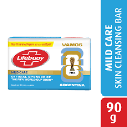 Lifebuoy Mild Care Skin Cleansing Soap Bar Care 90 gm